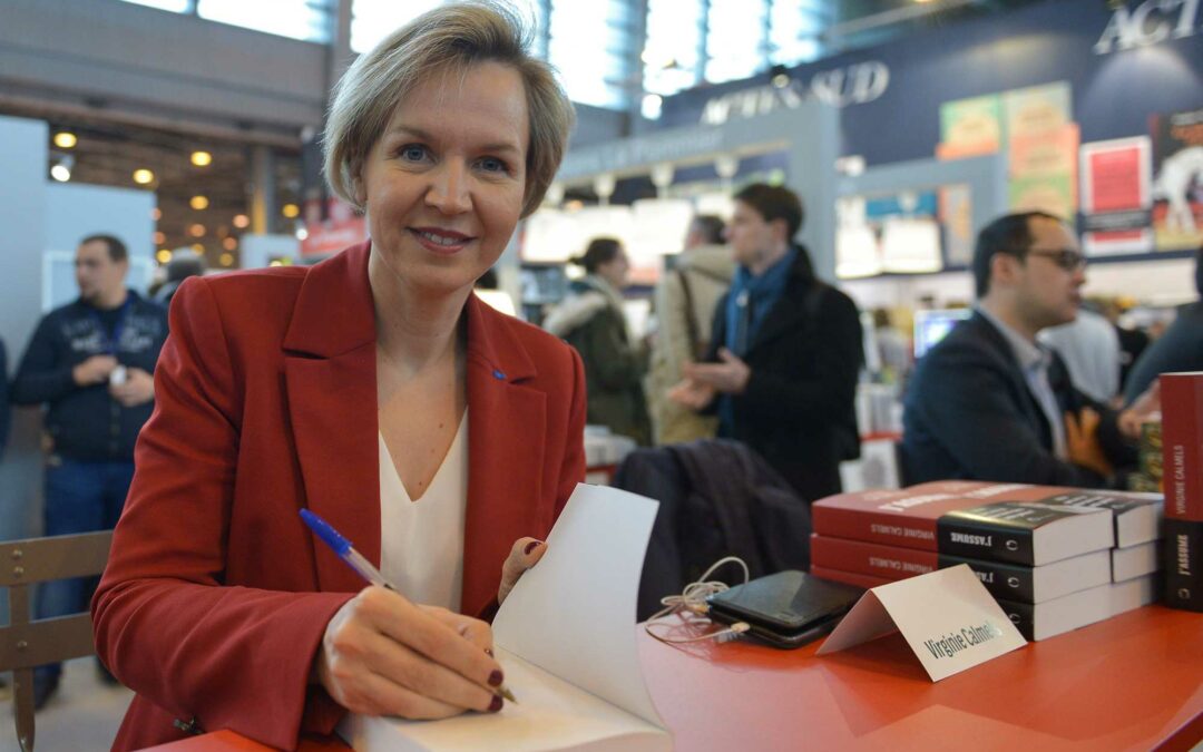 Virginie Calmels au salon du livre en 2018